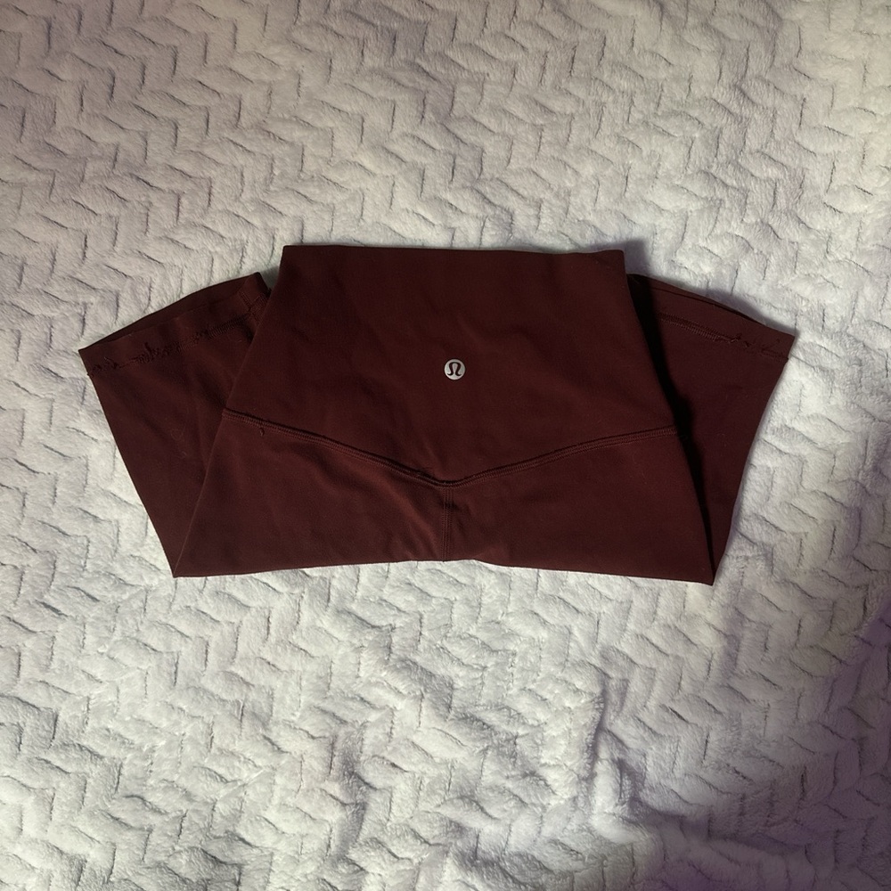 lululemon athletica Burgundy Athletic Shorts